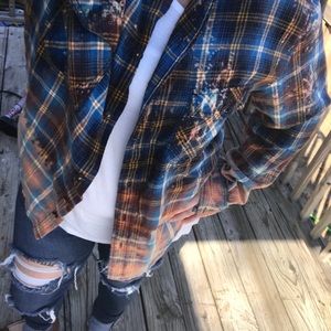 Oversized flannel size M